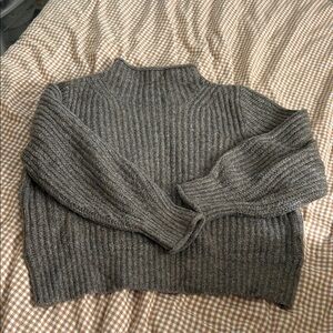 Madewell Heathered Brown Knit Sweater